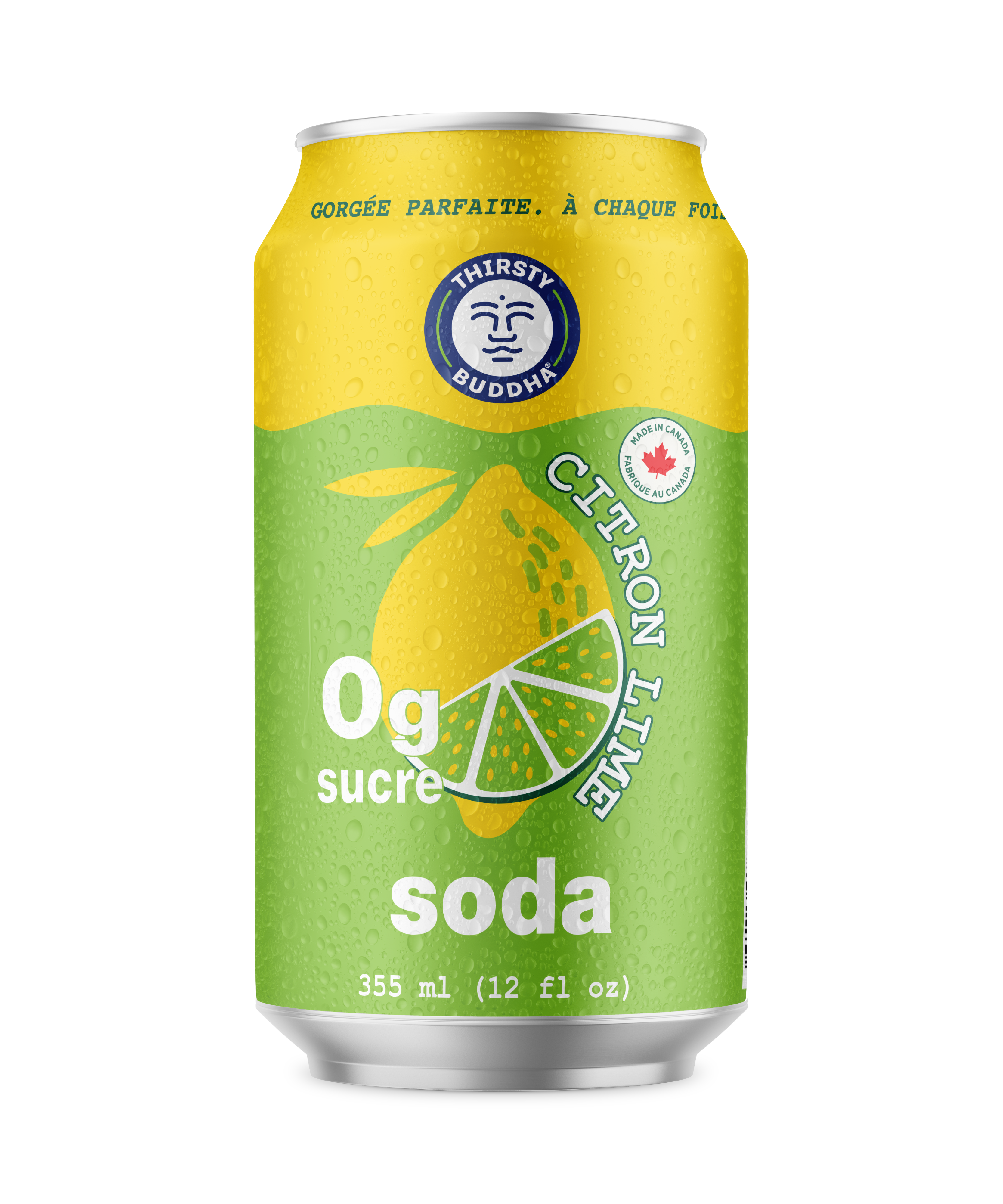 Thirsty Buddha Lemon Lime 12 Pack