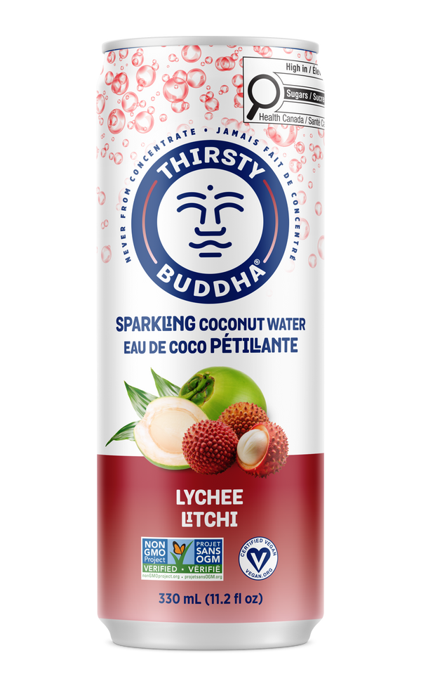 Sparkling Coconut Water with Lychee