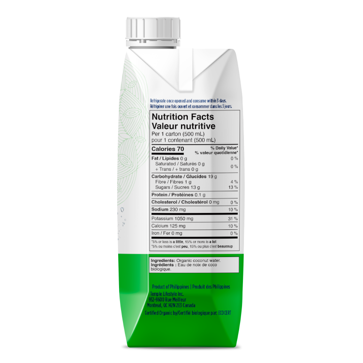 Premium Organic Coconut Water 500ml