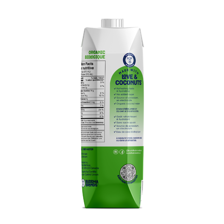 Premium Organic Coconut Water 12x1L
