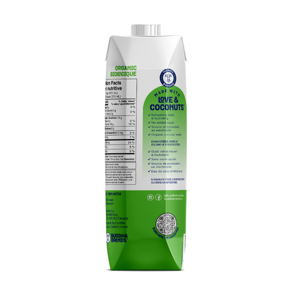Premium Organic Coconut Water 12x1L