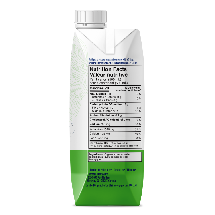 Premium Organic Coconut Water 500ml