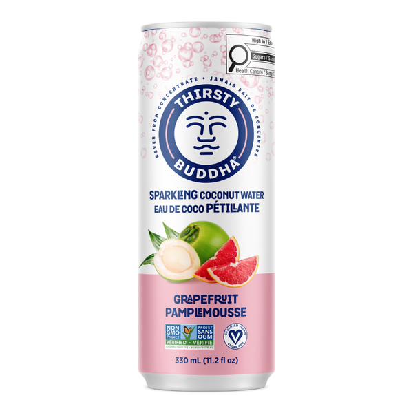 Sparkling Coconut Water with Grapefruit