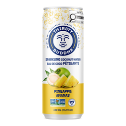 Eau de coco pétillante à l'ananas