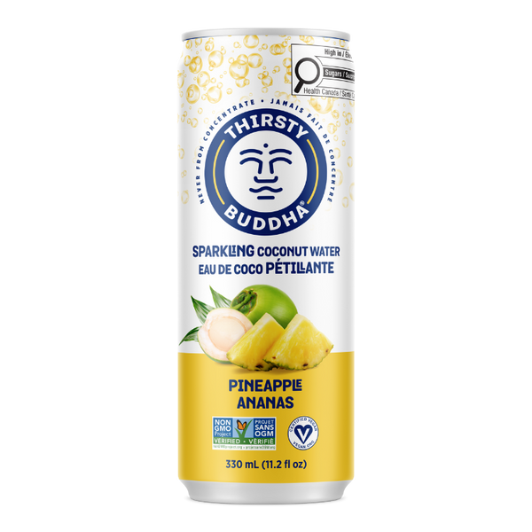 Sparkling Coconut Water with Pineapple