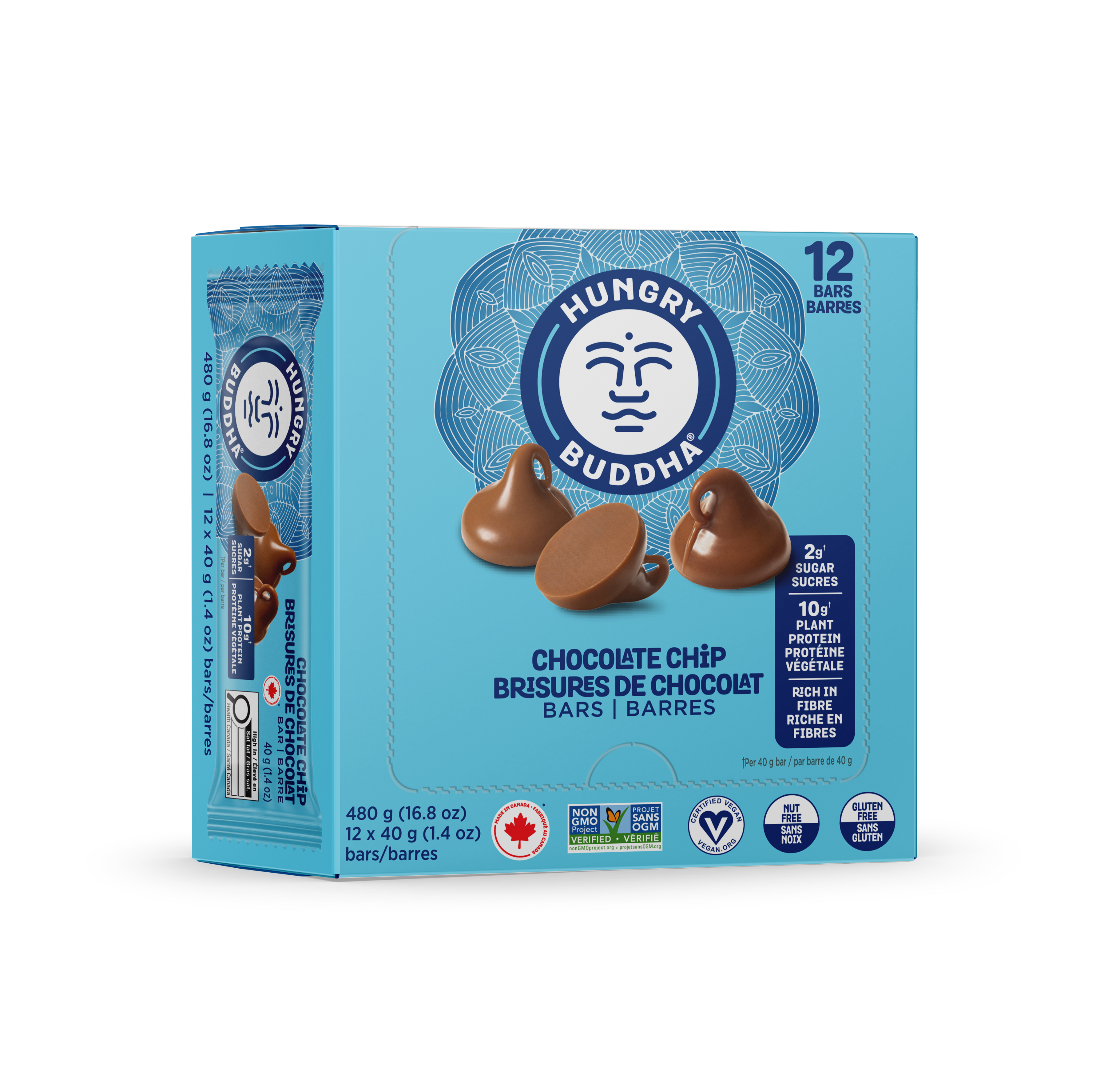 MURO & Buddha Brand 2枚セット Shop Plant-Based Chocolate Chip Keto Bars | Buddha Brands